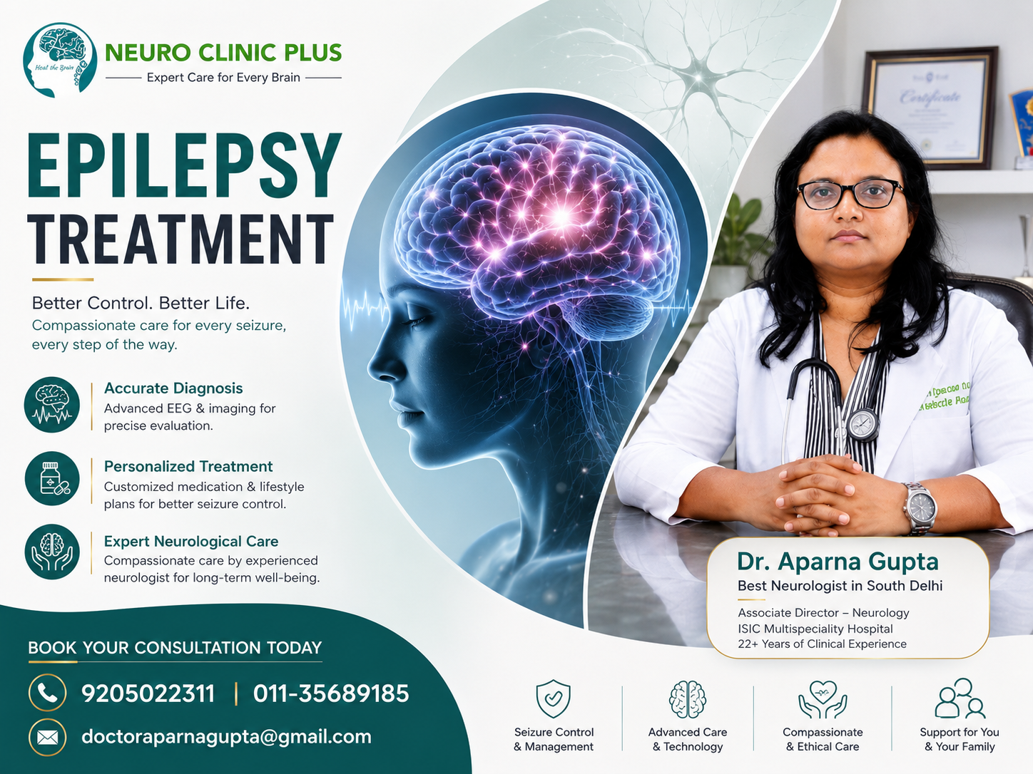 Epilepsy Treatment Near AIIMS Delhi: Causes, Symptoms & Recovery