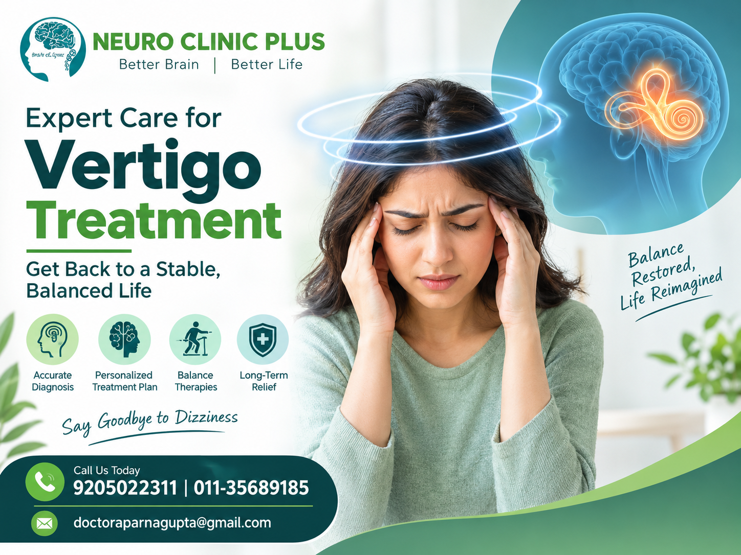 Expert Vertigo Treatment in South Delhi – Neuro Clinic Plus